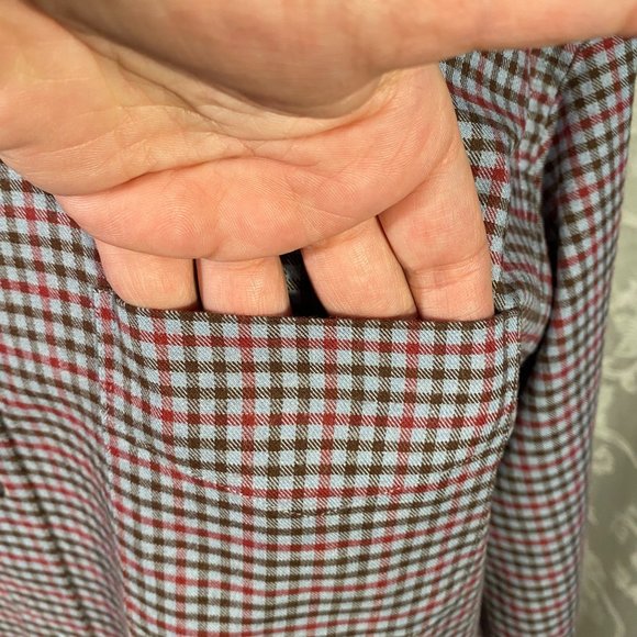 UNTUCKit MEN'S 100% COTTON FLANNEL "REGULAR FIT" SHIRT (NEW) - Picture 5 of 9